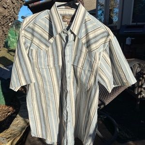 Outlaw Western Wear Pearl Snap Shirt NWT
